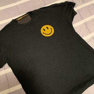 Aviator Nation Smiley charcoal tee unisex XL